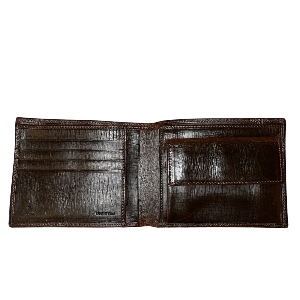 Fendi , Mens Vintage WalletDark brown / chocolate color